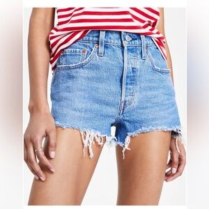 Levi’s 501 High Rise Shorts - Size 27